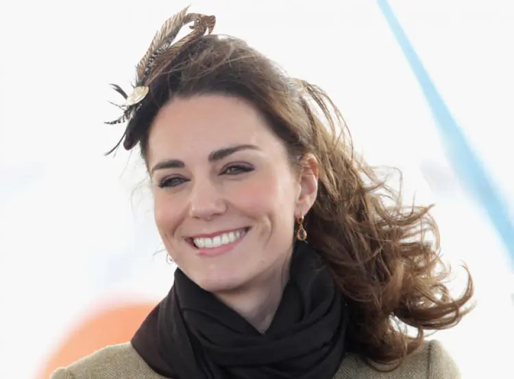 Kate Middleton visits Trearddur Bay Lifeboat Station at Anglesey with her fiance Prince William in Trearddur, Wales on February 24, 2011. (Chris Jackson/Getty Images)