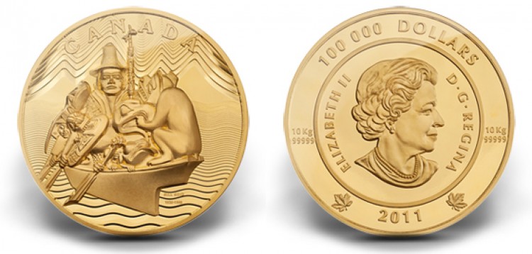 The Spirit of Haida Gwaii collector coin features Haida artist Bill Reid's internationally famous sculpture. (Courtesy of The Royal Canadian Mint) The Spirit of Haida Gwaii collector coin features Haida artist Bill Reid's internationally famous sculpture. (Courtesy of The Royal Canadian Mint)