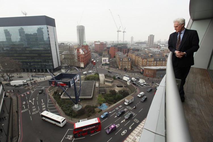 SILICON ROUNDABOUT: A man looks out over the Old Street roundabout in Shoreditch, London, on March 15. The area has been dubbed 'Silicon Roundabout' due to the concentration of technology companies operating there. (Oli Scarff/Getty Images) SILICON ROUNDABOUT: A man looks out over the Old Street roundabout in Shoreditch, London, on March 15. The area has been dubbed 'Silicon Roundabout' due to the concentration of technology companies operating there. (Oli Scarff/Getty Images)