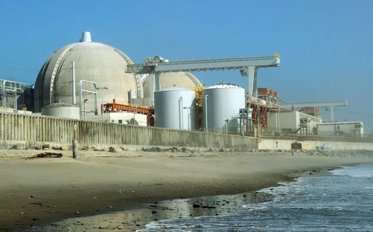 A view of the San Onofre Nuclear Power Plant in San Diego County on March 15, 2011. (Mark Ralston/AFP via Getty Images)