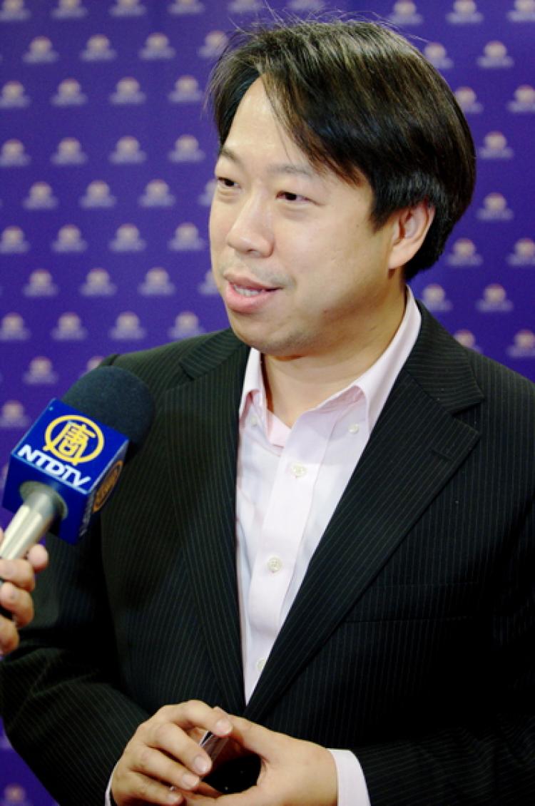 Mr. Tai, Cheuk-yin Leslie Spencer, former member of Hong Kong Legislative Council (Li Yuan/The Epoch Times) Mr. Tai, Cheuk-yin Leslie Spencer, former member of Hong Kong Legislative Council (Li Yuan/The Epoch Times)