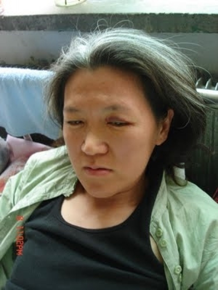 Fu Nan has been appealing her husband's unexplained disappearance from the military since 1998. (Courtesy of rightscampaign.blogspot.com) Fu Nan has been appealing her husband's unexplained disappearance from the military since 1998. (Courtesy of rightscampaign.blogspot.com)