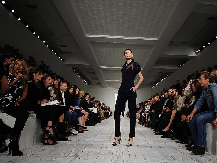A model wears creations by designer Ralph Lauren during the Spring/Summer 2010 collections Mercedes-Benz Fashion Week on September 17, 2009 in New York. (Emmanuel Dunand/AFP/Getty Images) A model wears creations by designer Ralph Lauren during the Spring/Summer 2010 collections Mercedes-Benz Fashion Week on September 17, 2009 in New York. (Emmanuel Dunand/AFP/Getty Images)