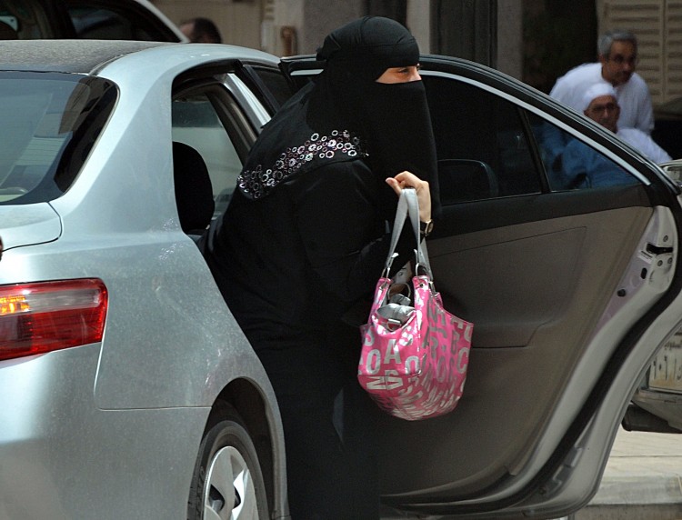 A Saudi woman gets out of a car after being given a ride by her driver in Riyadh on May 26, 2011. (Fayez Nureldine/AFP/Getty Images) A Saudi woman gets out of a car after being given a ride by her driver in Riyadh on May 26, 2011. (Fayez Nureldine/AFP/Getty Images)