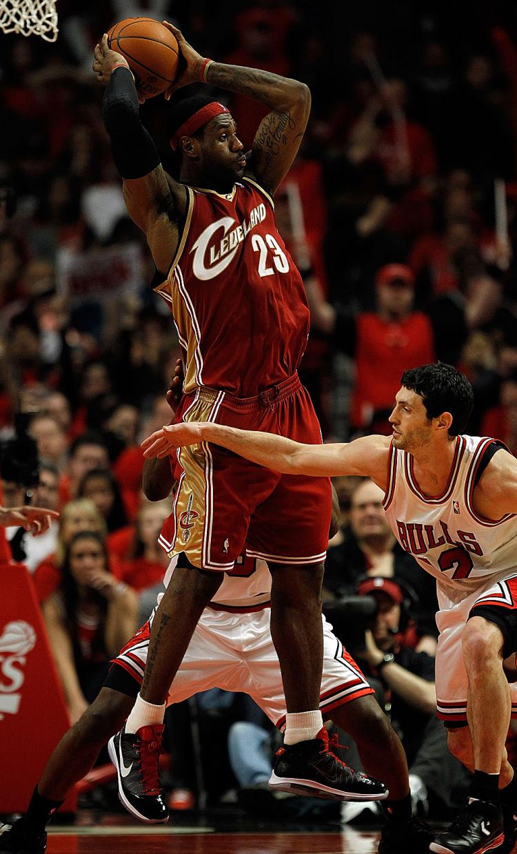 LeBron Records Fifth Postseason TripleDouble in Cavs Rout