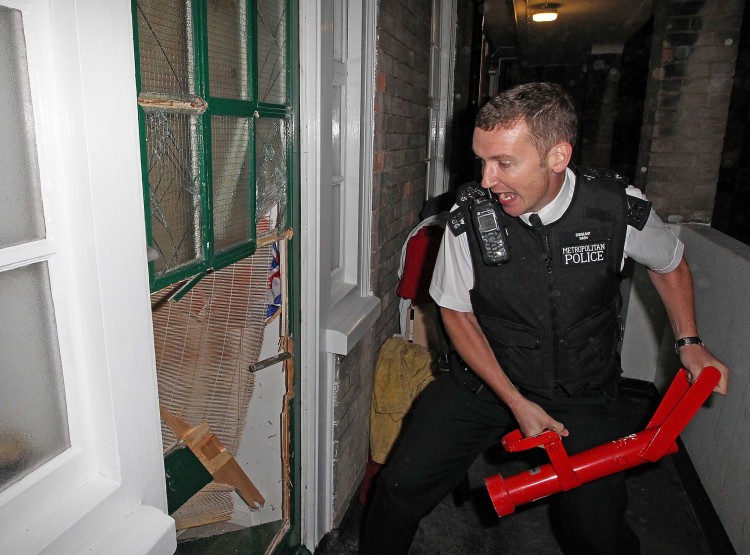 British Metropolitan Police raid British Metropolitan Police raid