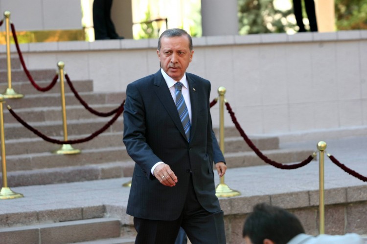 Turkey's Prime Minister Tayyip Erdogan attends a welcoming ceremony in Ankara on September 8, 2011. (Adem Altan/AFP/Getty Images) Turkey's Prime Minister Tayyip Erdogan attends a welcoming ceremony in Ankara on September 8, 2011. (Adem Altan/AFP/Getty Images)