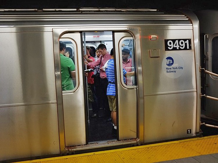 People ride the New York City subway into Manhattan during the morning commute on September 9, 2011 in New York City. (Spencer Platt/Getty Images) People ride the New York City subway into Manhattan during the morning commute on September 9, 2011 in New York City. (Spencer Platt/Getty Images)