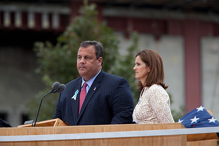Governor of New Jersey Chris Christie speaks at the 9/11 Memorial during the tenth anniversary ceremonies of the September 11, 2001 terrorist attacks at the World Trade Center site, September 11, in New York City. (Allan Tannenbaum-Pool/Getty Images) Governor of New Jersey Chris Christie speaks at the 9/11 Memorial during the tenth anniversary ceremonies of the September 11, 2001 terrorist attacks at the World Trade Center site, September 11, in New York City. (Allan Tannenbaum-Pool/Getty Images)