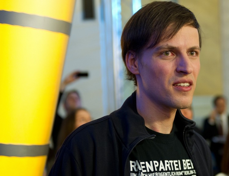 Andreas Baum, top candidate of his Pirate Party for state elections in Berlin, is seen on Sept. 18, 2011 in Berlin, after exit polls were published. (Soeren Stache/AFP/Getty Images) Andreas Baum, top candidate of his Pirate Party for state elections in Berlin, is seen on Sept. 18, 2011 in Berlin, after exit polls were published. (Soeren Stache/AFP/Getty Images)
