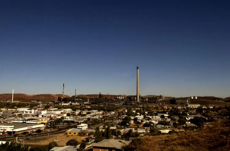 A general view of the mining town of Mount Isa in the Australian outback in Queensland. (Nick Laham/Getty Images)