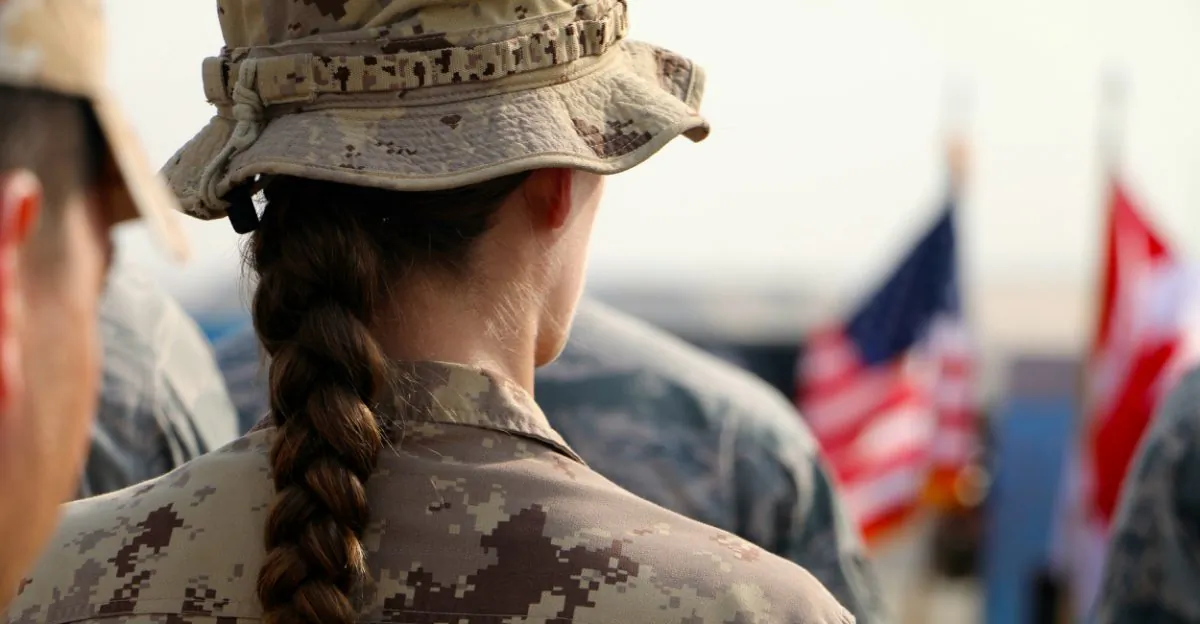 U.S. and coalition military personnel gathered Friday to remember the Sept. 11, 2001, terrorist attacks. (Nolan Peterson/The Daily Signal)