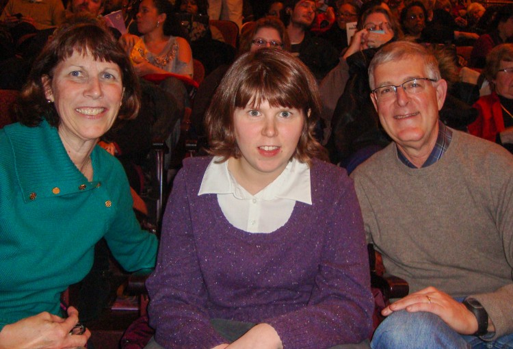 130202_Shenyun.BenC_ The Hamilton family at Shen Yun Preforming Arts in Pittsburgh on Feb. 2. (The Epoch Times)