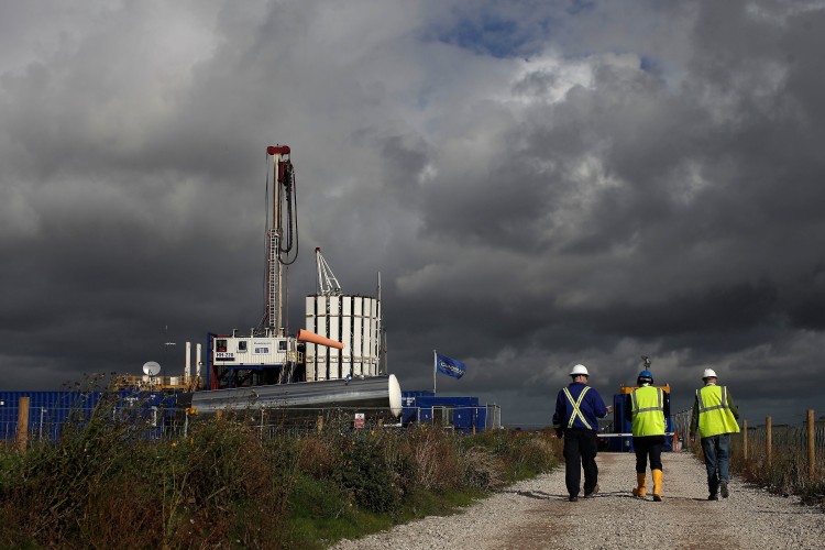 Cuadrilla Shale Fracking Plant Cuadrilla shale fracking facility Preston, Lancashire.