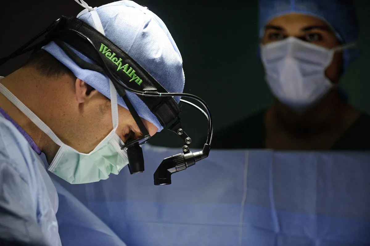 A surgery is done in a file photo. (Jean-Sebastien Evrard/AFP/Getty Images)