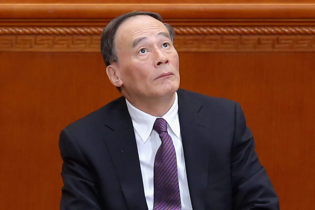 Secretary of the Central Commission for Discipline Inspection Wang Qishan attends the closing session of the Chinese People's Political Consultative Conference at the Great Hall of the People on March 13, 2015 in Beijing, China. (Feng Li/Getty Images)