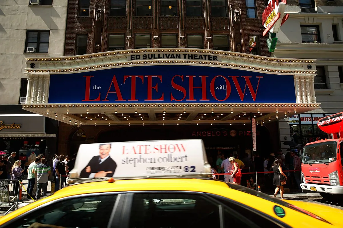 Atmosphere at the first taping of "The Late Show With Stephen Colbert" on September 8, 2015 in New York City.  (John Lamparski/Getty Images)