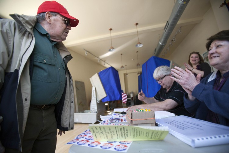 Pennsylvania Voters Take Part In The State's GOP Primary Pennsylvania Voters