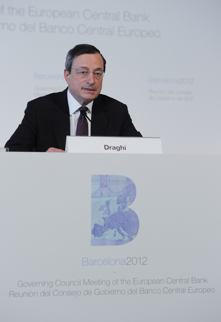 European Central Bank (ECB) President Ma European Central Bank