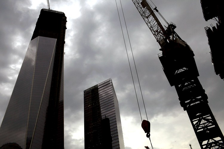 One World Trade Center (left) is viewed from Three World Tade Center on June 25, in New York City One World Trade Center (left) is viewed from Three World Tade Center on June 25, in New York City