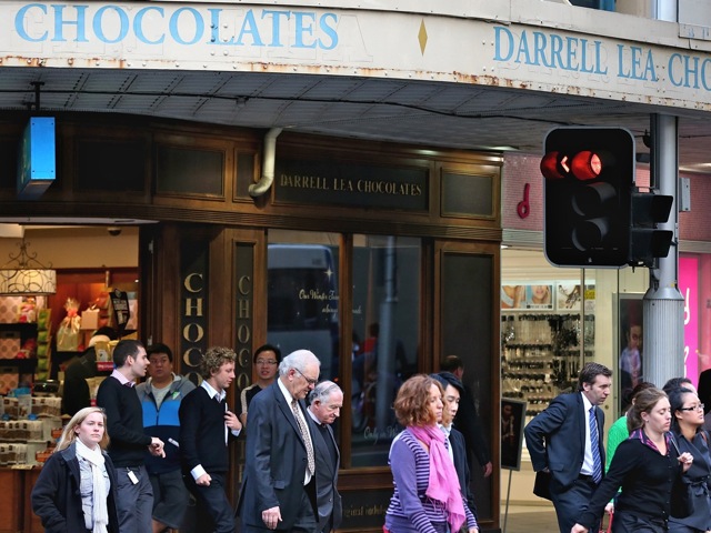 The Darrell Lea city store in Sydney. 