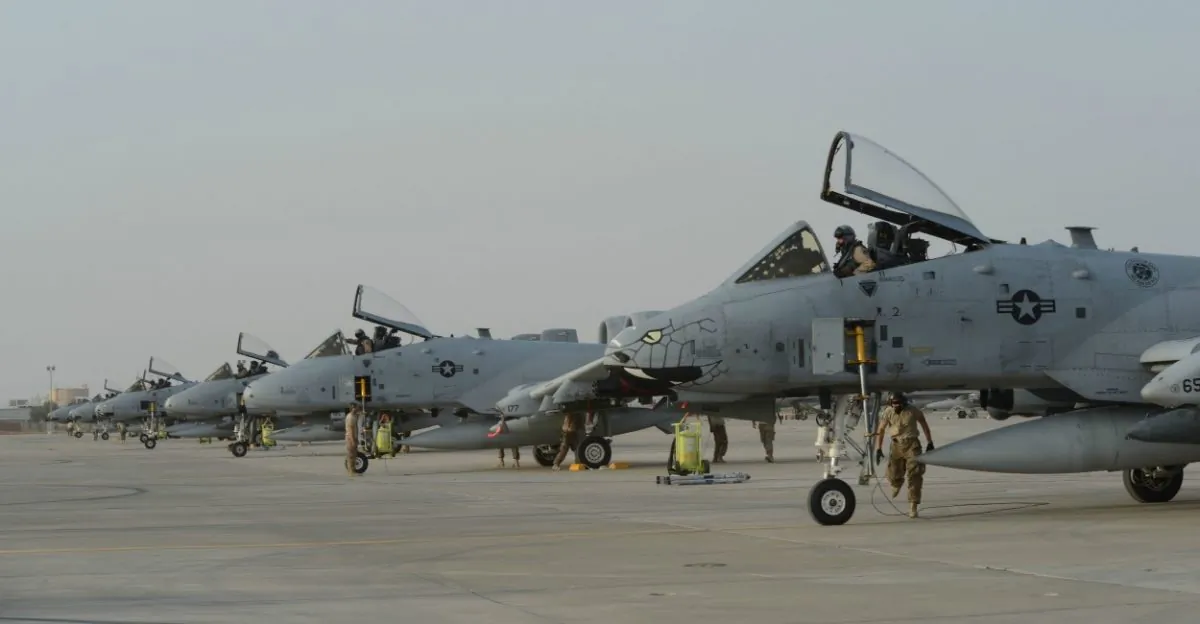 A-10 Warthogs in support of Operation Inherent Resolve. (Tech. Sgt. Jared Marquis/U.S. Air Force)