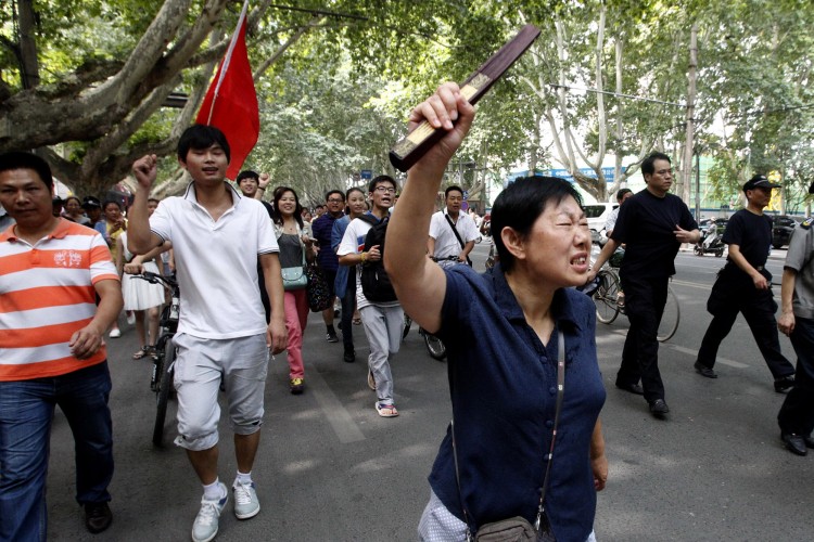 CHINA-JAPAN-DIPLOMACY-DISPUTE-PROTESTS