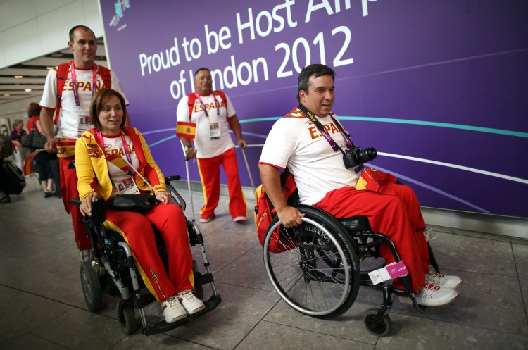 Athletes From Around The World Begin To Arrive At Heathrow Ahead of The London 2012 Paralympic Games Epoch Times Photo