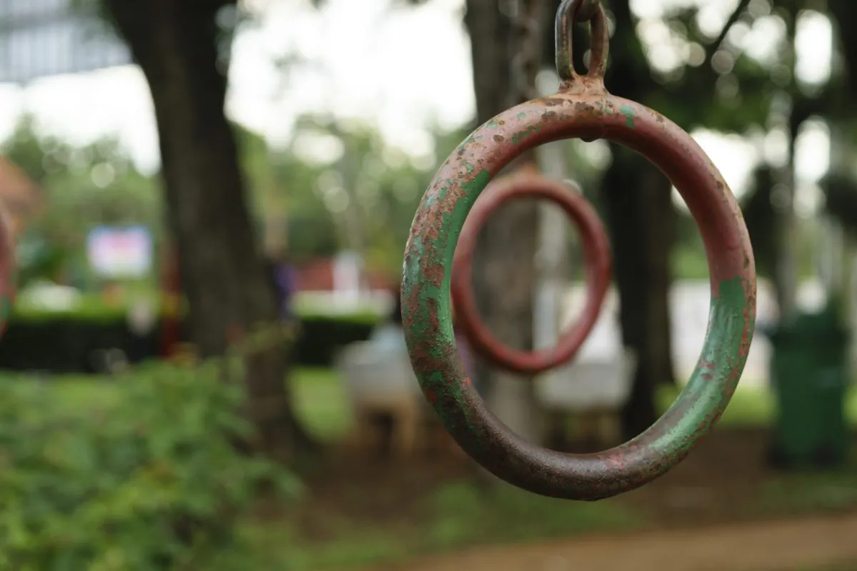A file photo of a playground. At the Ariel Primary School in Zimbabwe, on Sept. 16, 1994, dozens of children purportedly witnessed the landing of a disc-shaped craft in the schoolyard during their break and encountered two strange beings who emerged from the craft. (Pong Moji/iStock)