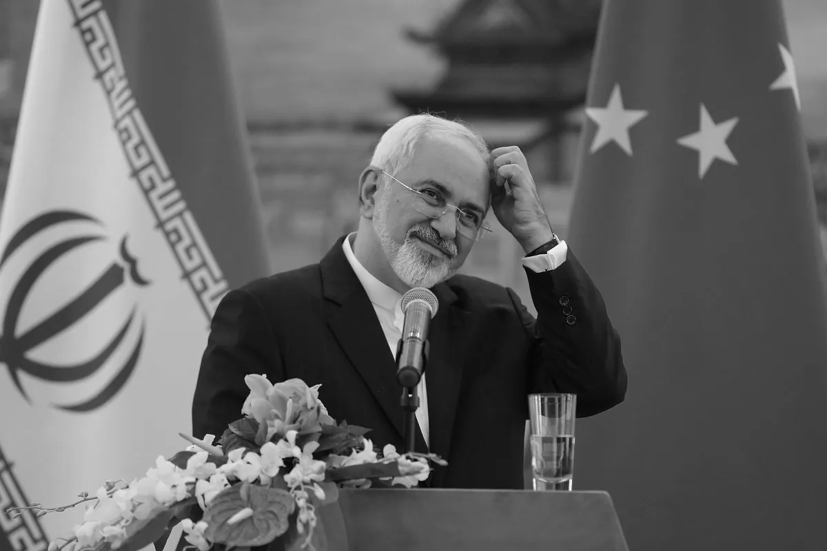 Iranian Foreign Minister Javad Zarif answer questions during a press conference after meeting with Chinas Foreign Minister Wang Yi, in Beijing, China, on Sept. 15, 2015. (Lintao Zhang/Pool/Getty Images)