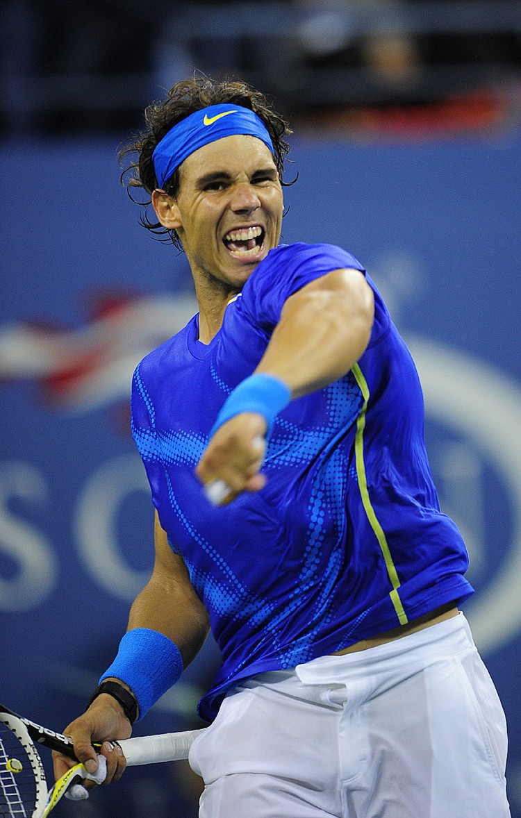 Rafael Nadal celebrates after winning against Andy Murray during their Men's US Open 2011 semifinals match at the USTA Billie Jean King National Tennis Center. (Emmanuel Dunand/AFP/Getty Images) Rafael Nadal celebrates after winning against Andy Murray during their Men's US Open 2011 semifinals match at the USTA Billie Jean King National Tennis Center. (Emmanuel Dunand/AFP/Getty Images)