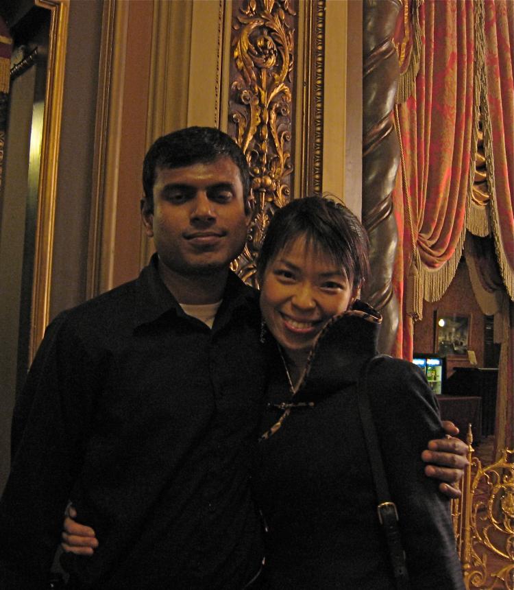 Michiyo, a business training coordinator and Ashok, a technical engineer (Stephanie Lam/Epoch Times Staff) Michiyo, a business training coordinator and Ashok, a technical engineer (Stephanie Lam/Epoch Times Staff)