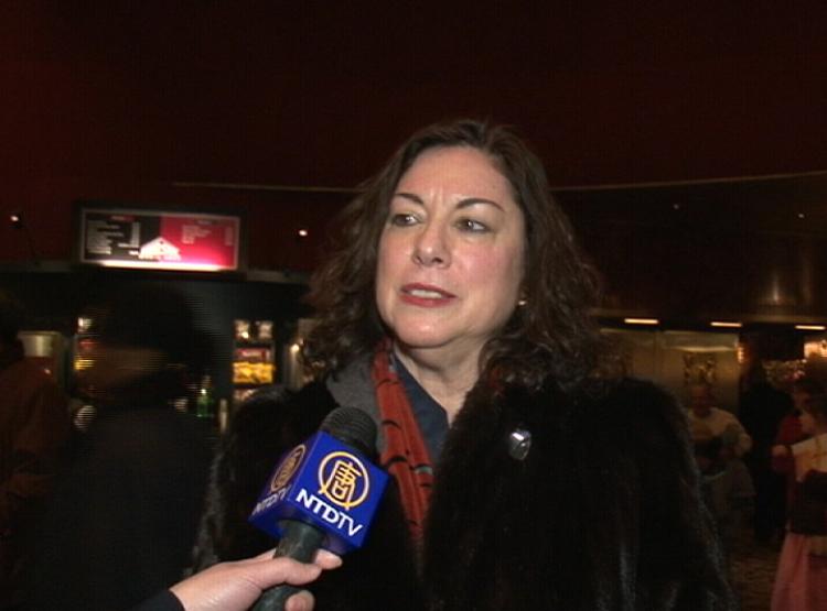 The colors and the costumes were just absolutely exceptional,' said Ms. Lambrect at Shen Yun's performance in New York City. (NTDTV)