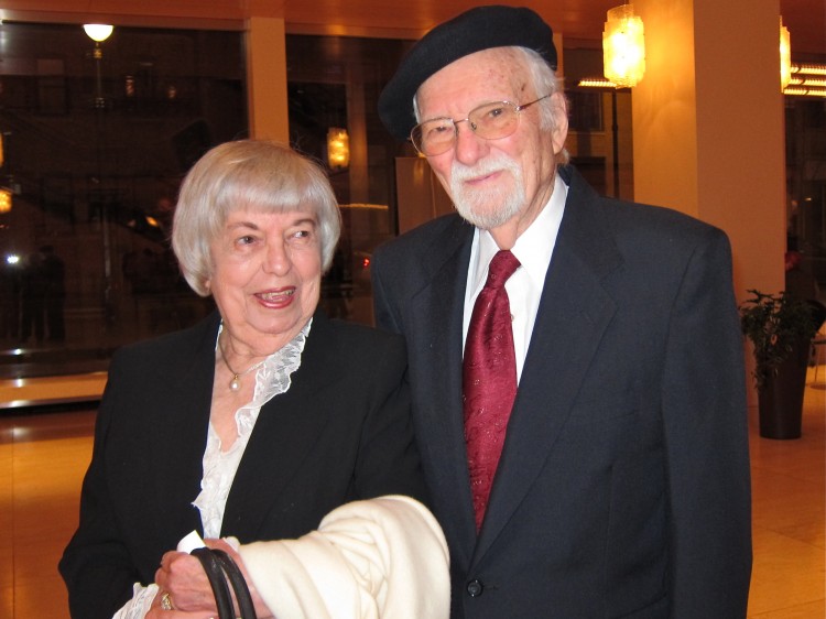 20120404_Madison_ValerieAvore_GerardBettie+Cleary_EET Betty Cleary accompanied by her husband, Gerard Cleary