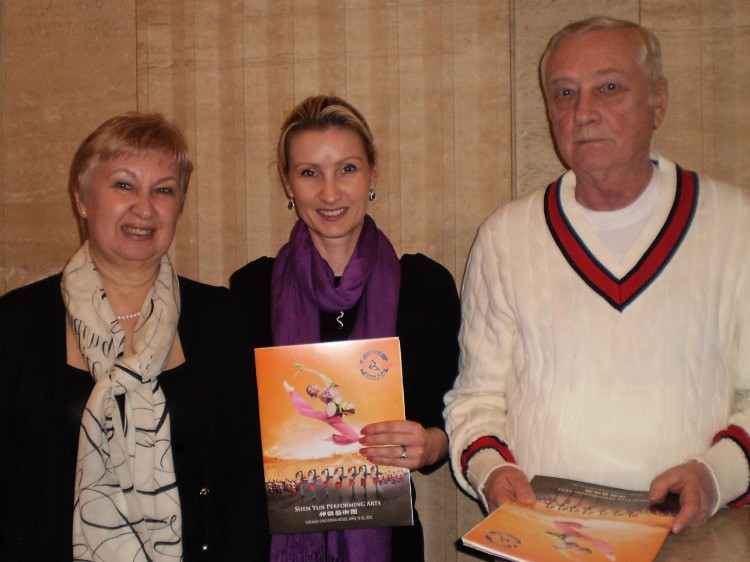 Olga Machrone Olga Machrone and friends attend Shen Yun