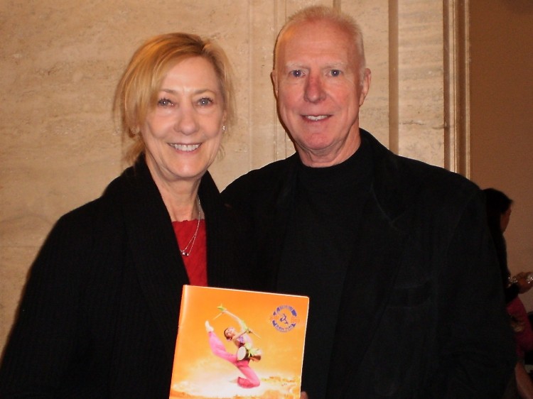 Patricia Okenica Patricia Okenica and Steve Aechyes attend Shen Yun