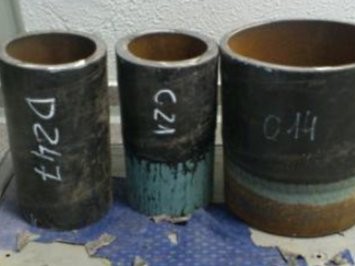 Samples of delivered steel pipes. (Segametal Power, Ltd.) Samples of delivered steel pipes. (Segametal Power, Ltd.)