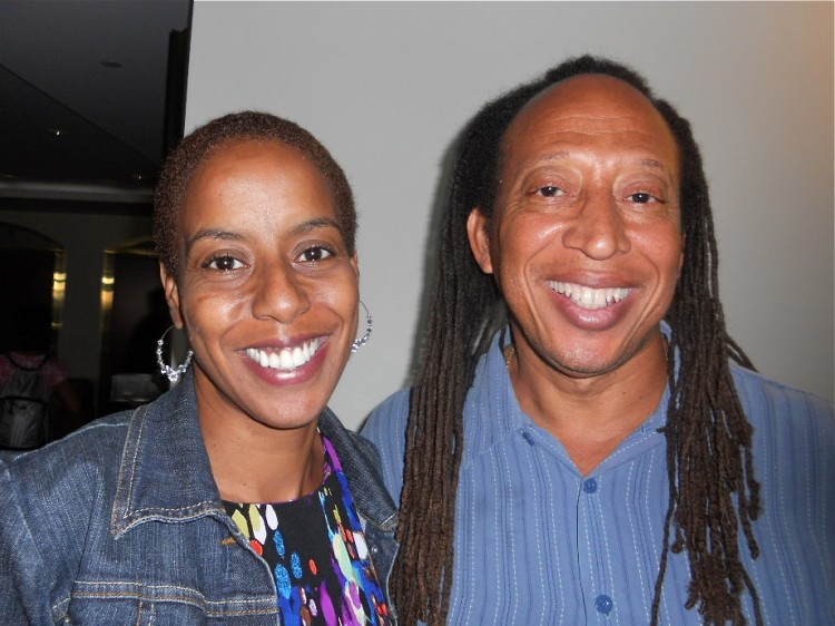 20120505-St.Pete-VictoriaWu-PhyllisAndKenneth-DJY-EN-DanceProfessor Phyllis Gaines and Kenneth Walker attend Shen Yun