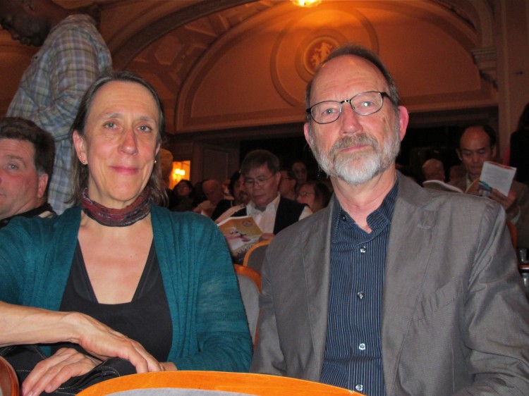 20120508_Philadelphia_HC_musician_BOB+WIEMKEN Ms. Kimball and Mr. Wiemken attend Shen Yun