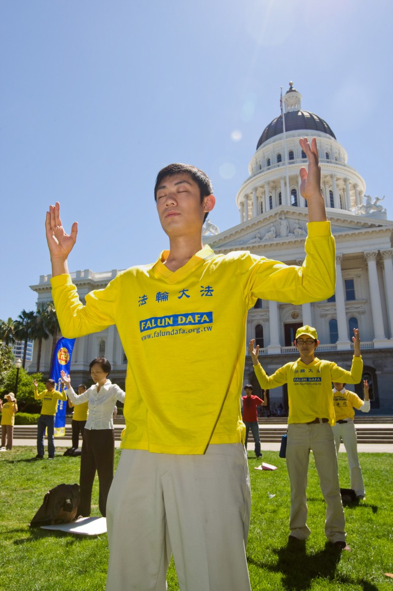 Falun Gong practitioner Derek Wang. (The Epoch Times) Falun Gong practitioner Derek Wang. (The Epoch Times)