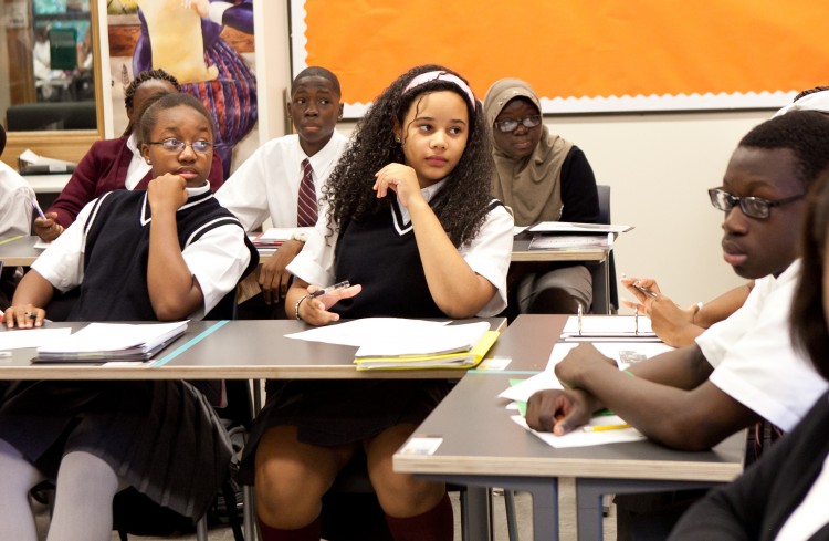 Students in a classroom at the Harlem Village Academy High School are seen here in this file photo. (Amal Chen/The Epoch Times) Students in a classroom at the Harlem Village Academy High School are seen here in this file photo. (Amal Chen/The Epoch Times)