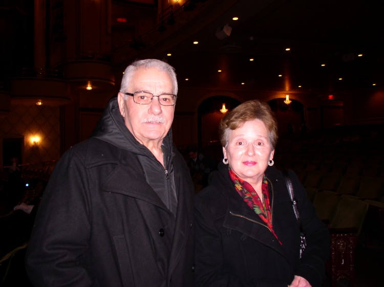Gerald and Veronica Montiverdi saw Shen Yun for the first time on Thursday, Feb. 7, at The Hanover Theatre for the Performing Arts in Worcester, Mass. (Hua Chang/The Epoch Times) Gerald and Veronica Montiverdi saw Shen Yun for the first time on Thursday, Feb. 7, at The Hanover Theatre for the Performing Arts in Worcester, Mass. (Hua Chang/The Epoch Times)