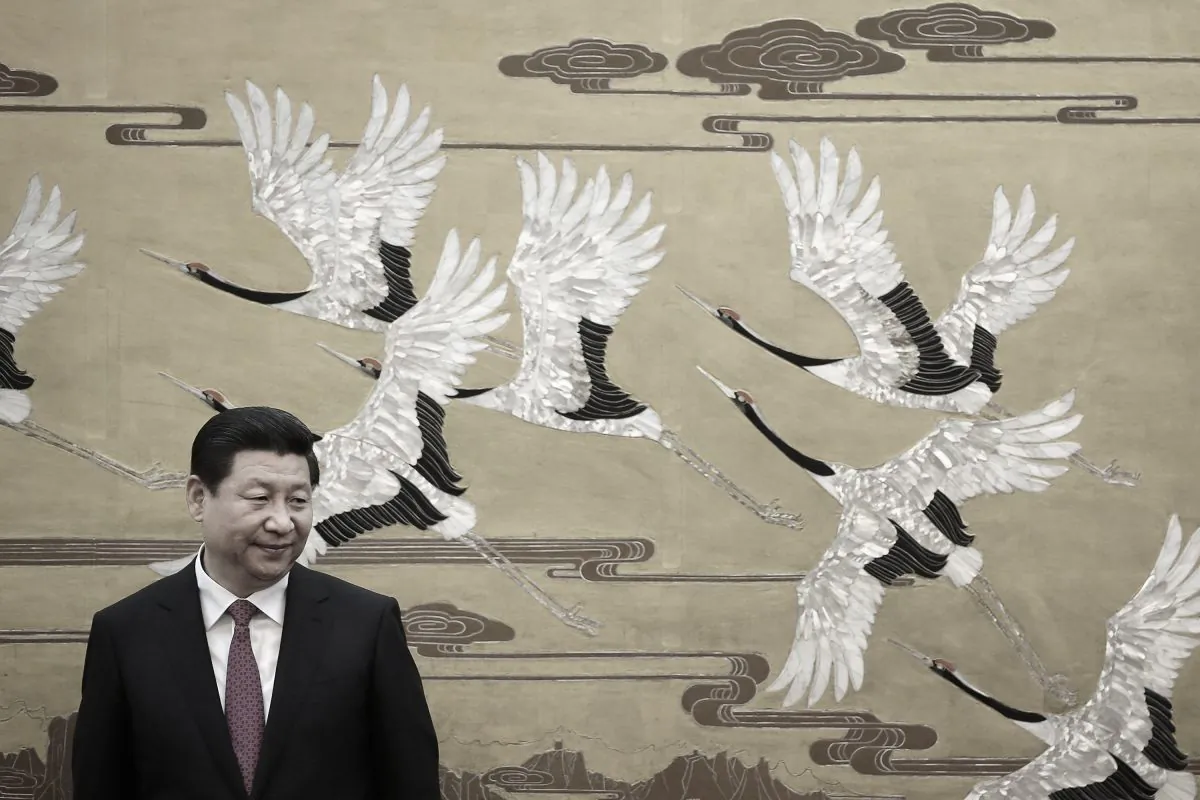 Chinese Communist Party leader Xi Jinping in the Great Hall of People on Sept. 16, 2013 in Beijing. (Feng Li/Getty Images)