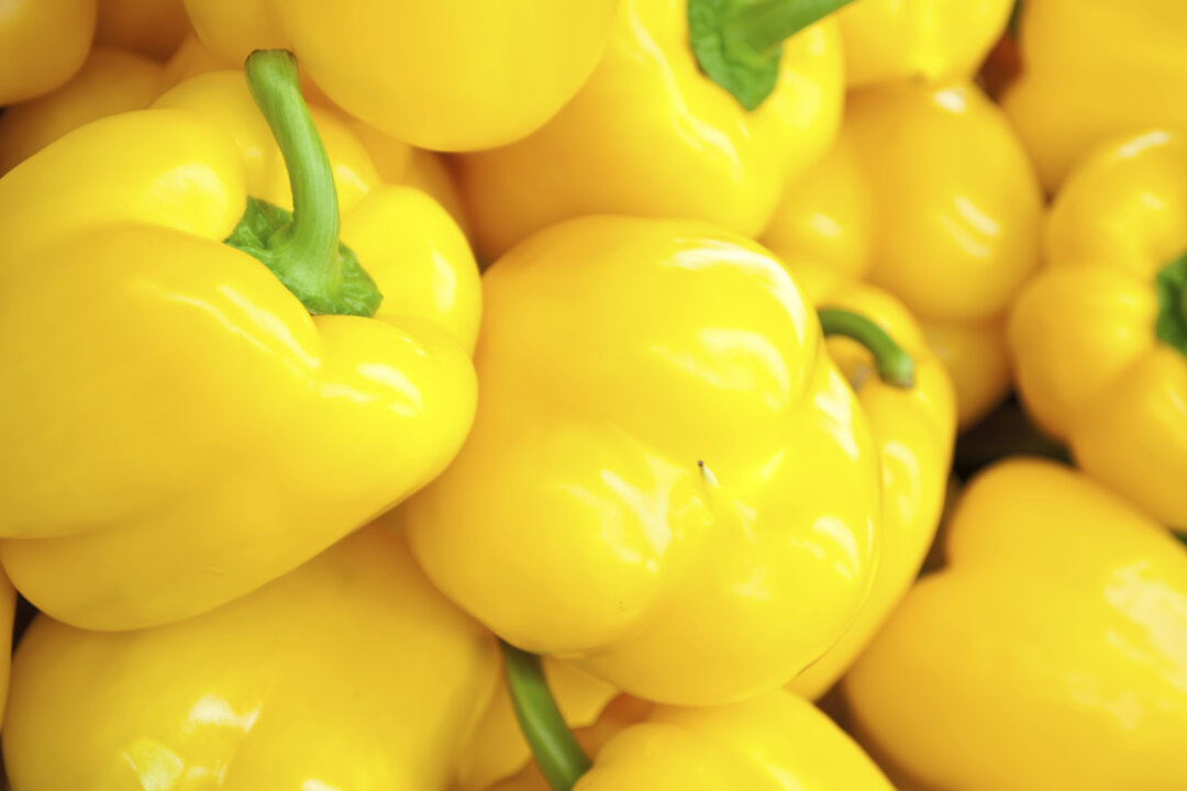 Yellow bell peppers are an excellent source of vitamin C.