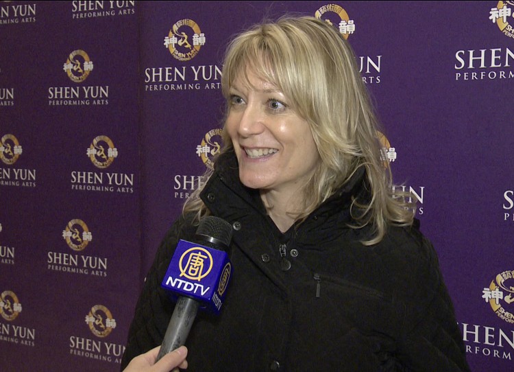 Shen Yun, Lincoln Center, Rhonda Viapiano, senior private banker at JP Morgan after seeing Shen Yun Performing Arts at Lincoln Center on Sunday. (Courtesy of NTD Television)