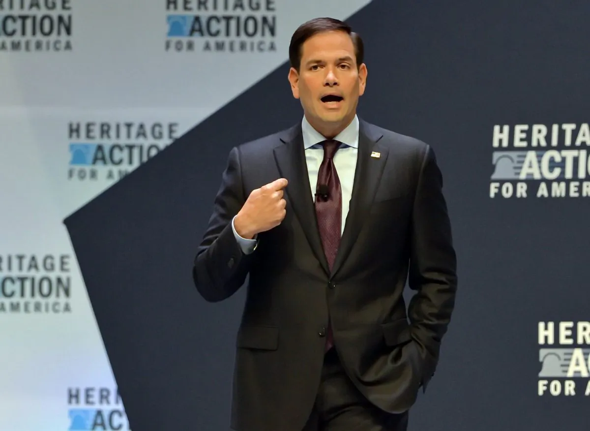 Republican presidential candidate, Sen. Marco Rubio (R-Fla.), speaks in Greenville, S.C., on Sept. 18, 2015. (AP Photo/Richard Shiro)