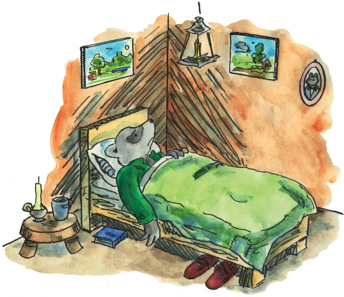 “The Central Park Tales,” Chapter 2: In “The Tooth Fairy,” Striped Tail Raccoon learns it’s never too late to fulfill your dreams, as long as you go outside and show your talents to the world. (Courtesy of Marcus Meesters)