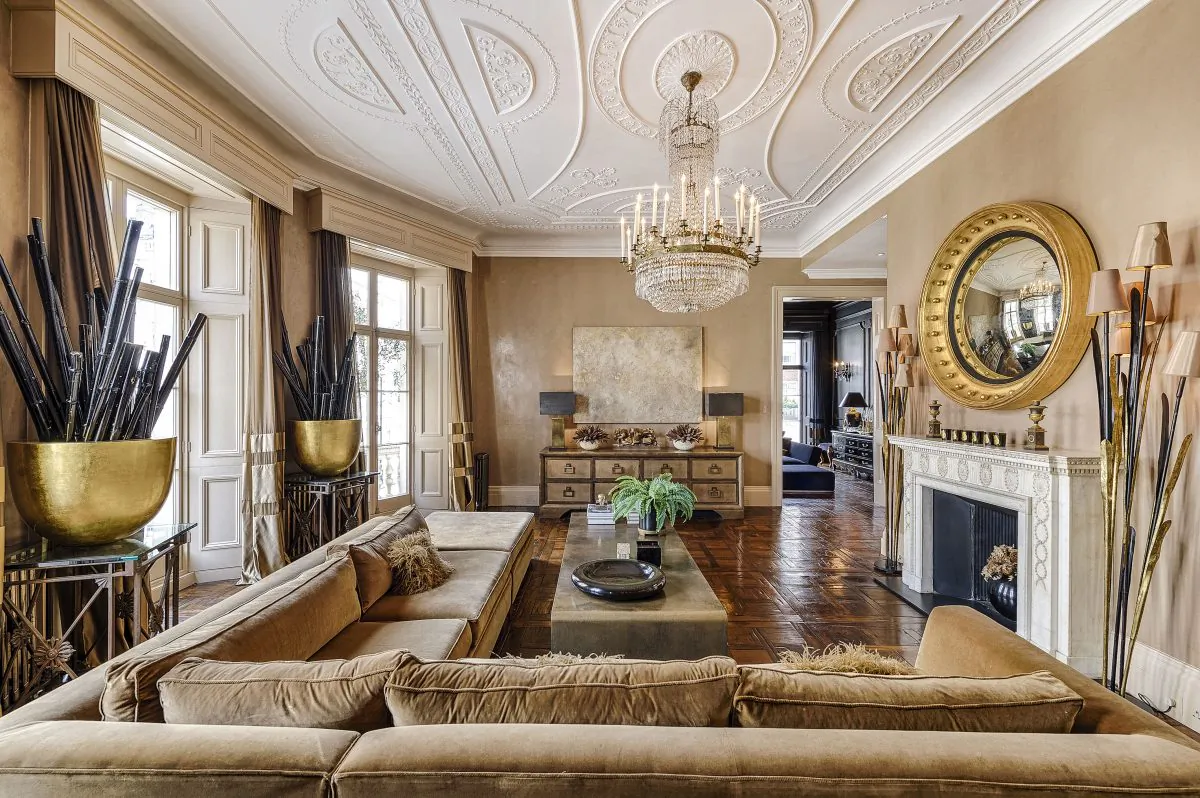 The opulent interior of Karen Millen's former apartment in London, sold by Sotheby's International Realty last October for £8.5 million. (Sotheby's International Realty)