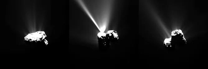 Rosetta Scientists Unveil the Source of Ice and Dust Jets on Comet 67P