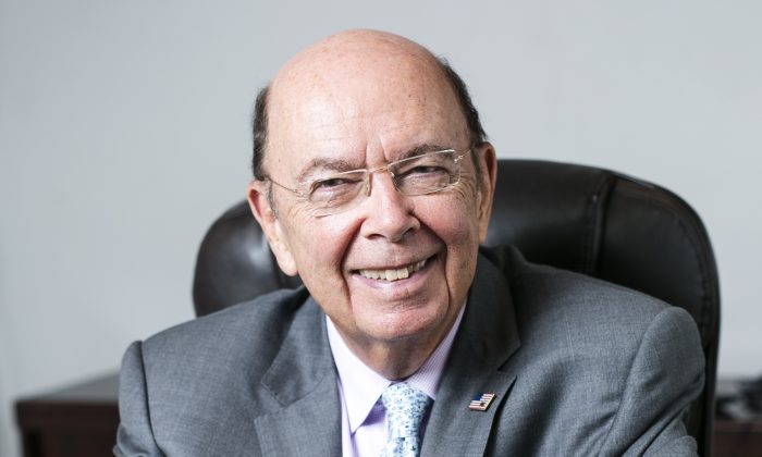 Wilbur L. Ross Jr., Chairman and Chief Strategy Officer at WL Ross & Co., in Chelsea, Manhattan, on Sept. 2, 2015. (Samira Bouaou/Epoch Times)